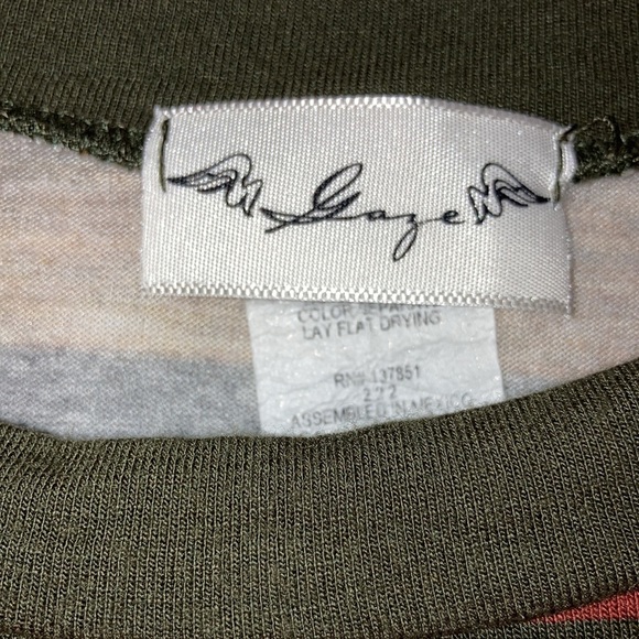 70s Vibed Stripped Shirt Vintage Look Size Small - Picture 2 of 3